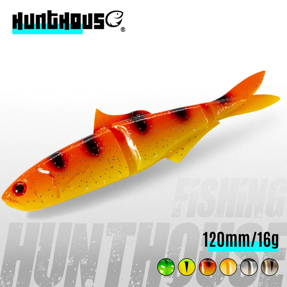 

Hunthouse savage gear Cannibal 4 play soft fishing lure 120mm/16g Bait wobblers silicone swimbait for pike trout pesca LW235