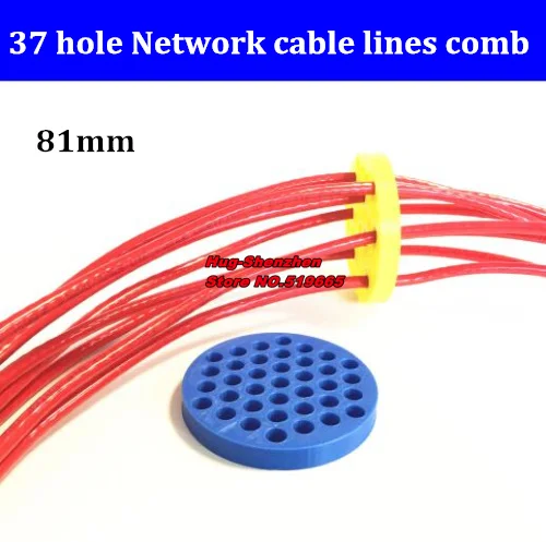 37 hole Network module network cable lines comb machine Wire harness Arrangement tidy tools for computer room cat5/cat6