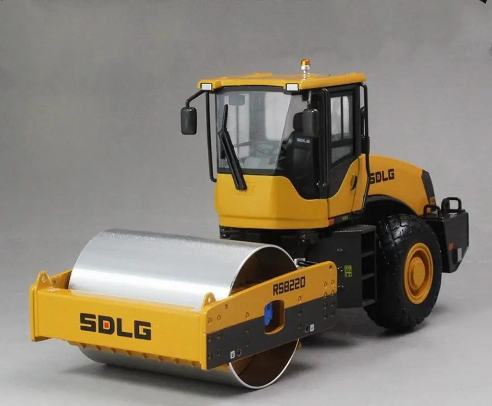 1/35 Scale SDLG RS8220 Single Drum Vibratory Road Roller Diecast Model Toy Gift