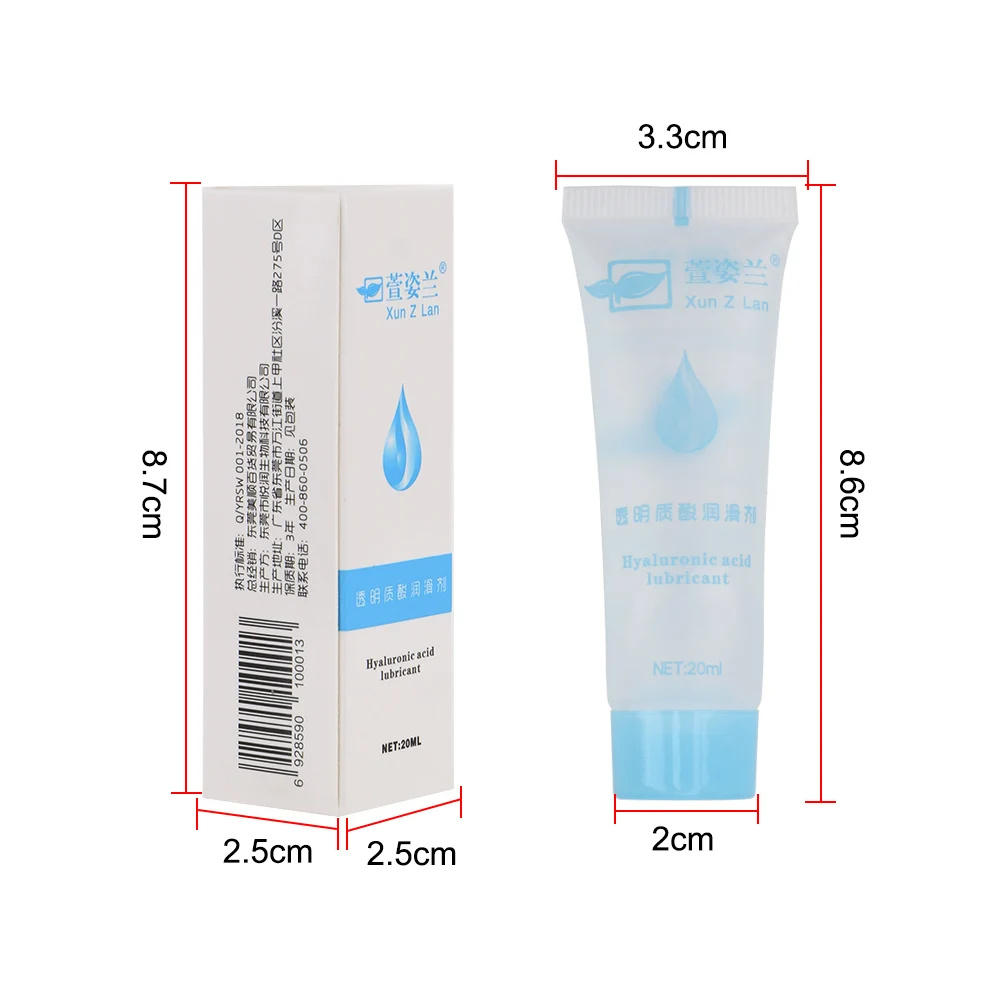 Water Based Lubricant for Sex Silk Touch Edible Anal Sex Lubricant Oral Sex Gel Exciter for Women Orgasm Sex Lube Adult Cream