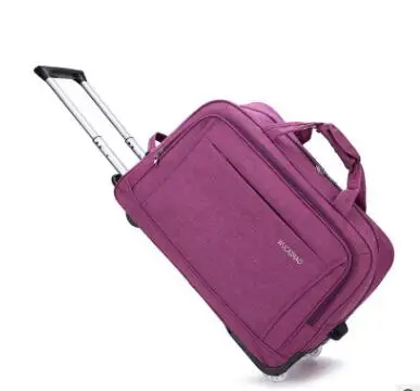 Wasser proof kabine gepäck tasche Roll beutel männer trolley taschen reisetasche auf rädern für frauen männer reise Oxford Rädern reisetasche