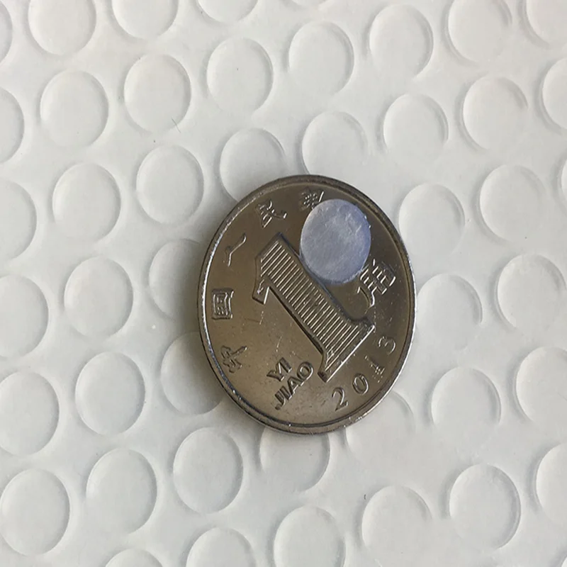 108 szt. 6mm x 2mm półprzezroczysty czarny antypoślizgowy silikonowy amortyzator odbojnik plastikowy amortyzator samoprzylepny silikonowy ochraniacze na nóżki