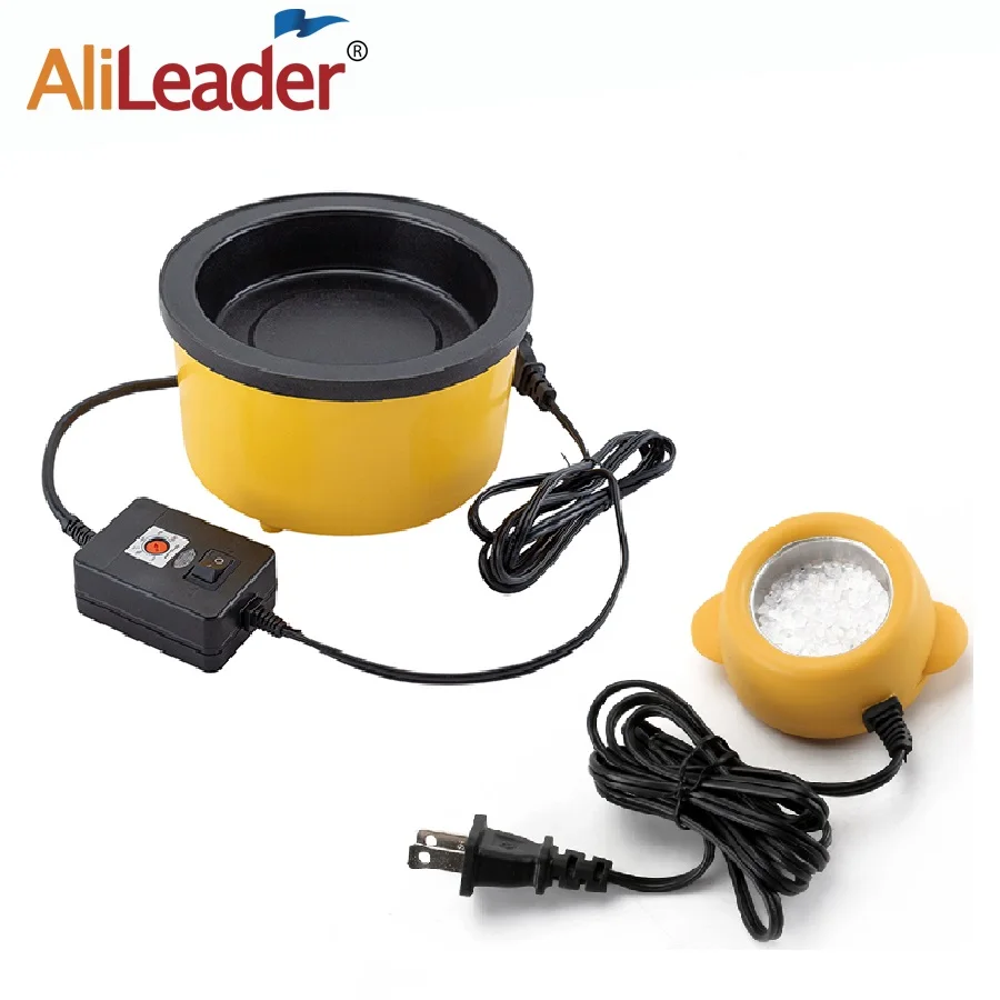 Alileader Best Quality Hot Glue Pot  50G Melting Keratin Glue Beads High Temp For Fusion Hair Extension Repair Tools