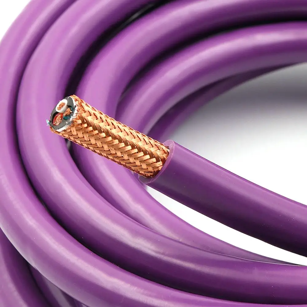 Hifi AC-313 OFC النحاس التيار المتناوب سلك الطاقة كابل لتقوم بها بنفسك مكبر للصوت سلك ل Hifi الصوت CD DAC أنبوب 1 متر 2.5 مللي متر 3 النوى