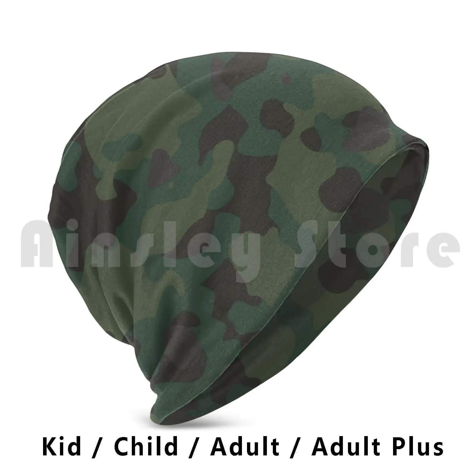 Cool Camouflage Design Beanies Knit Hat Hip Hop Cool Camouflage Camo Pattern Camoflage Paintball Aruba Military