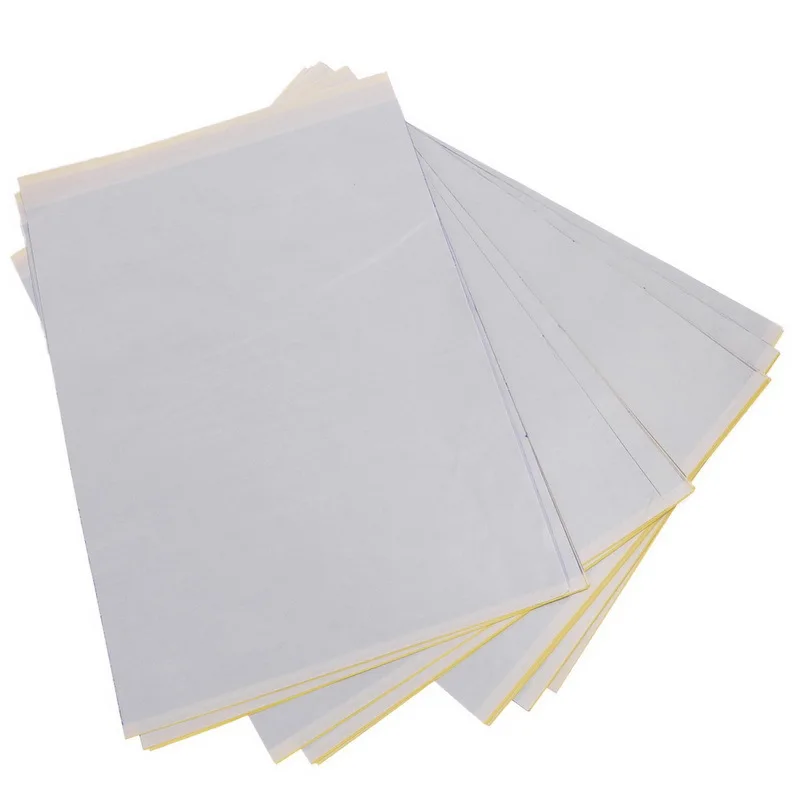 Disposable 10pcs Tattoo Transfer Paper Spirit Master Stencil Copier Carbon Thermal Leaves For A4 Size