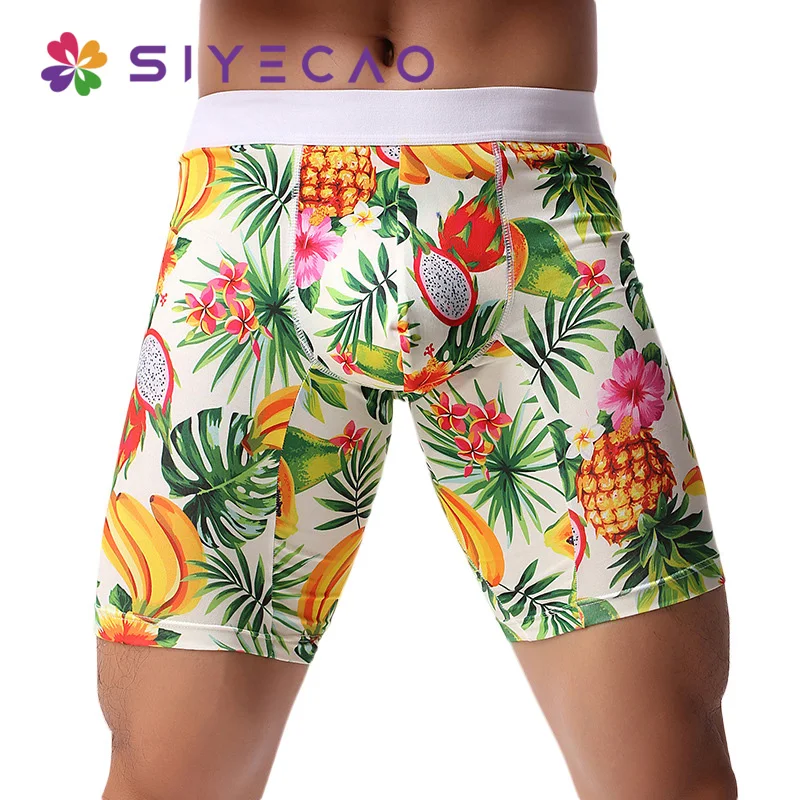 Men Underwear Boxers Comfortable Long Boxers Men Underwear Printing Shorts Panties Boxer Men Calzoncillos Hombre Boxershort