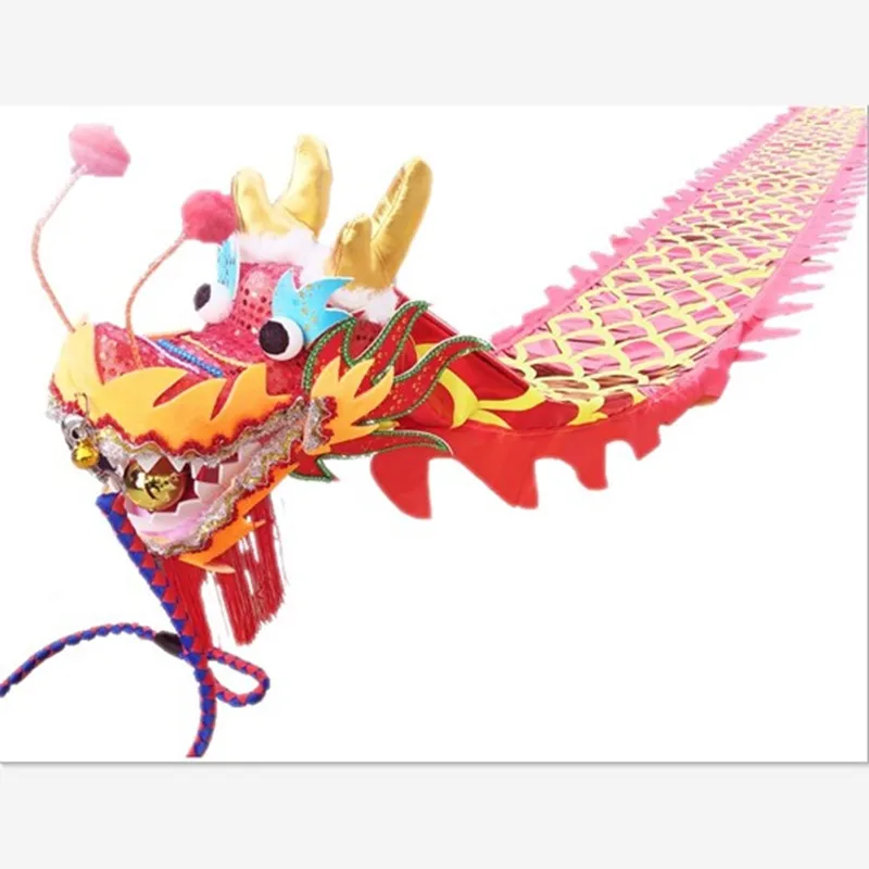 

6M brief Chinese dance dragon with ribbon festival new year stage performance supplies folk dance for carnival