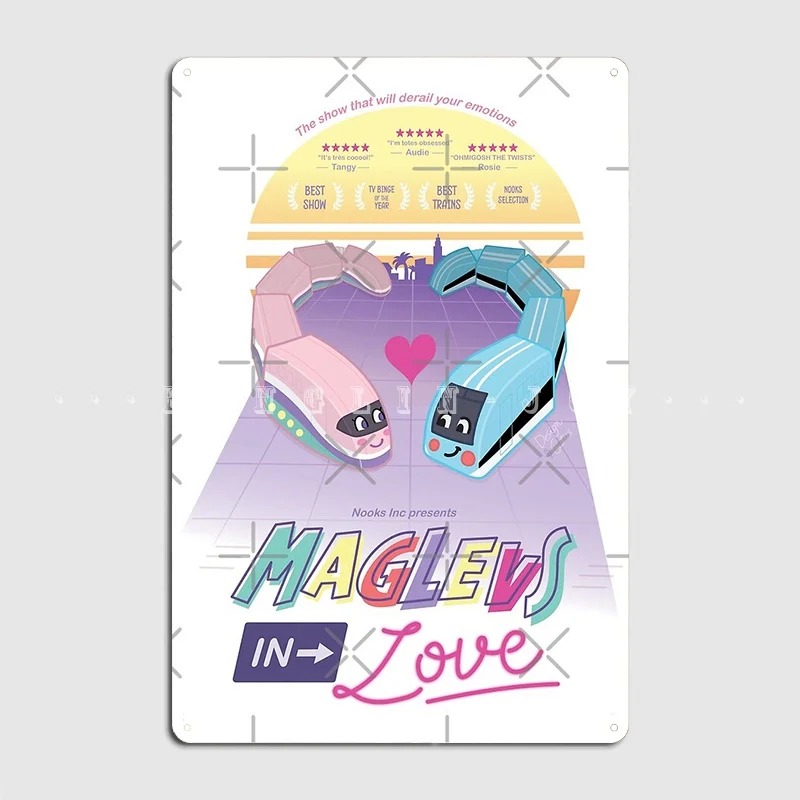 Maglevs In Love Animal Crossing Tv Show Metal Plaque Poster Pub Garage Club Retro Plaques Tin Sign Poster