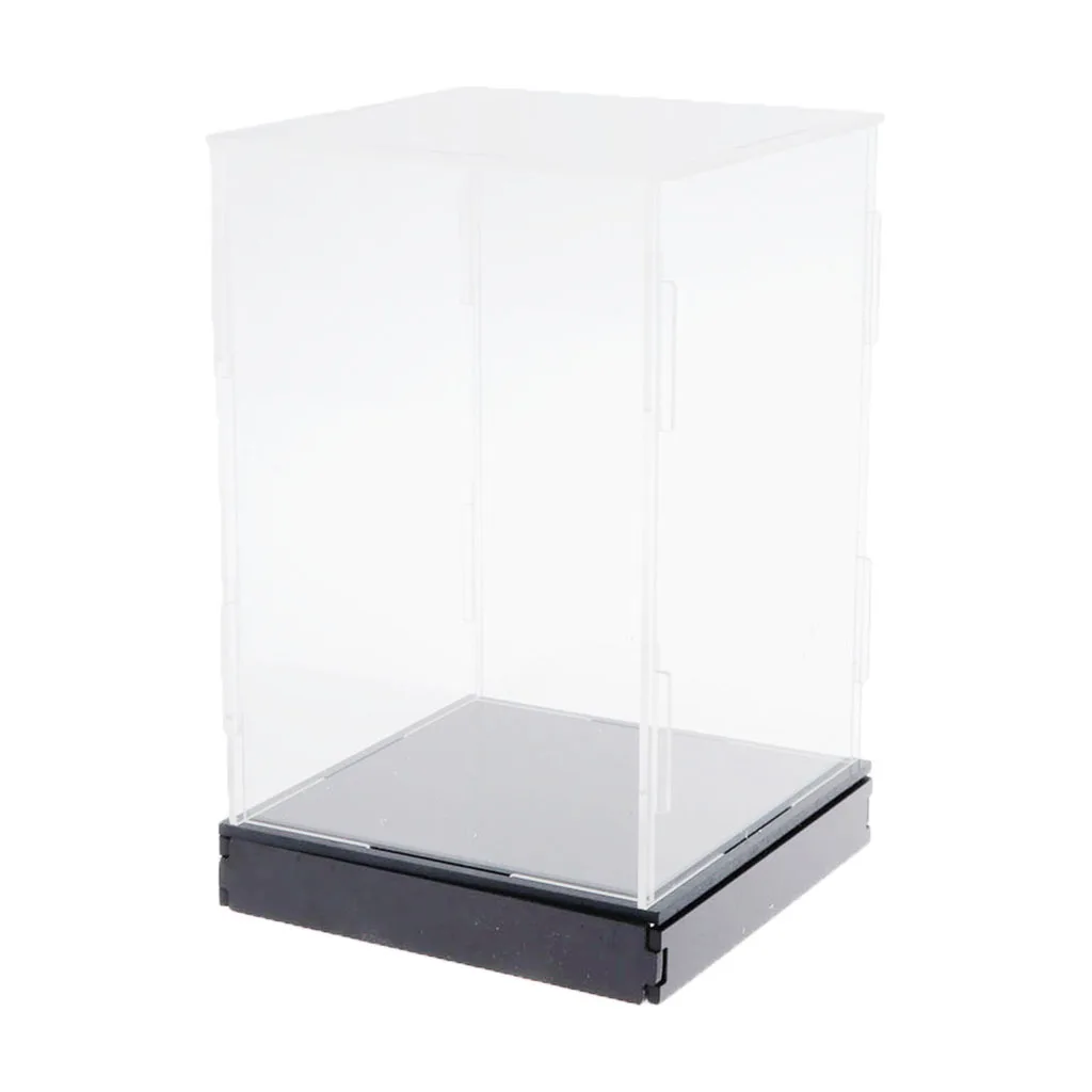 Display Case/Box Dustproof Showcase Character Doll Storage Case Acrylic Plastic Transparent Clear