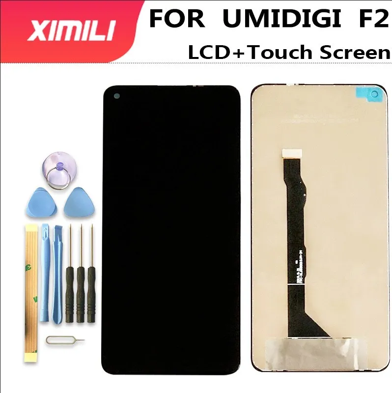 6.53 inch 2340*1080  For UMIDIGI F2 LCD Display+Touch Screen 100% Original Tested LCD Digitizer Glass Panel Replacement For f2