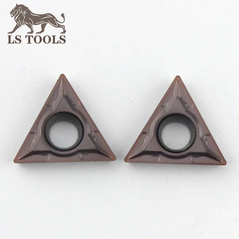 LS TOOLS-insertos de carburo para torneado interno, herramientas de torneado TCMT16T304, TCMT110204, TCMT110208 MV, cuchilla para metal y acero