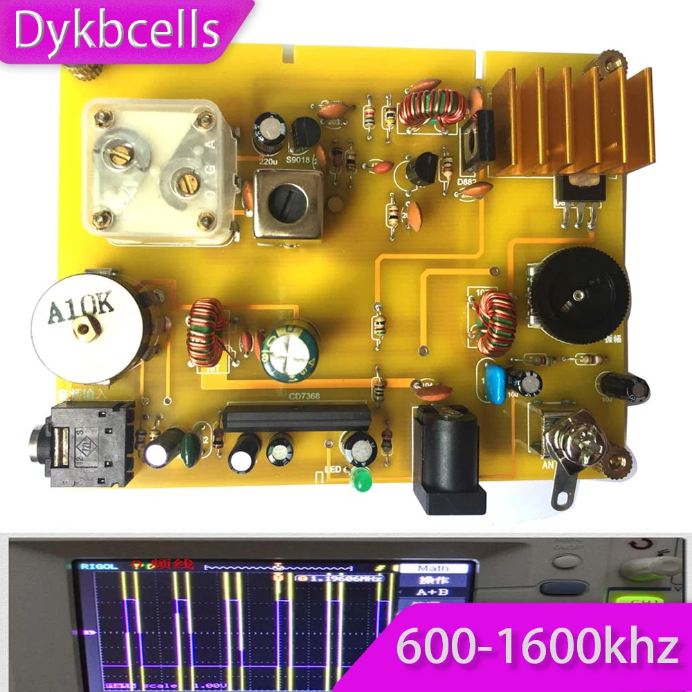 transmissor de onda media micropotencia dykb transmissor am radiofrequencia kit de treino escolar 6001600khz 01