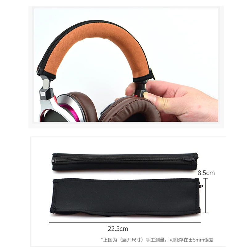 1 قطعة سماعات عقال وسادة منصات الوفير غطاء سستة استبدال للصوت تكنيكا ATH-MSR7 سماعة