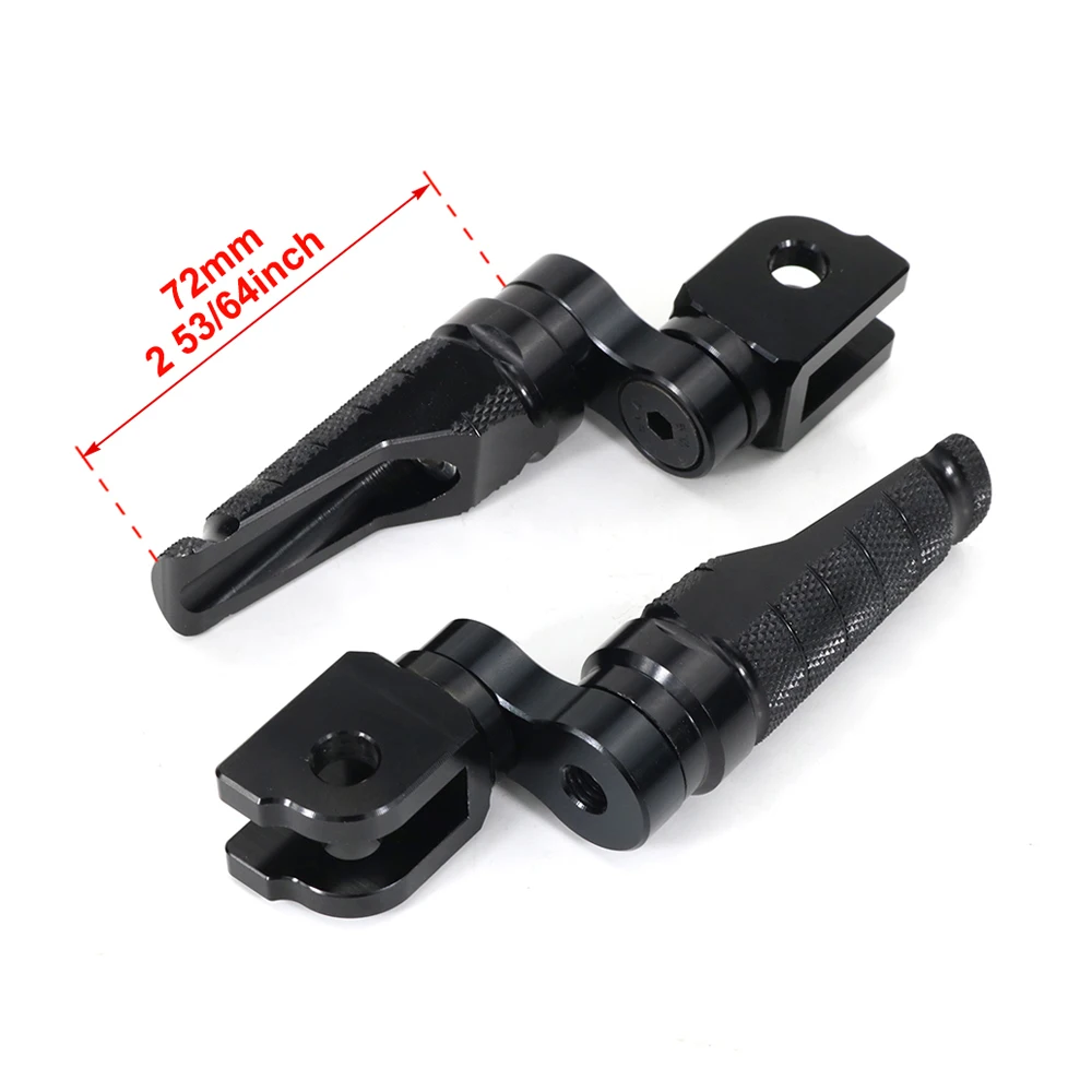 Motorcycle Front Footrests Foot Pegs Adjustable Fit For Suzuki DL650 Vstrom GSR600 GSXR600 750 GSXR1000 GSXS125 GSX-S1000 SV650