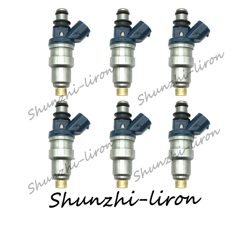 

6pcs Fuel Injector Nozzle For Toyota Tacoma 2.4L L4 Hilux RZN148 RZN168 2RZFE OEM:23250-75040 23209-75040 2325075040 2320975040