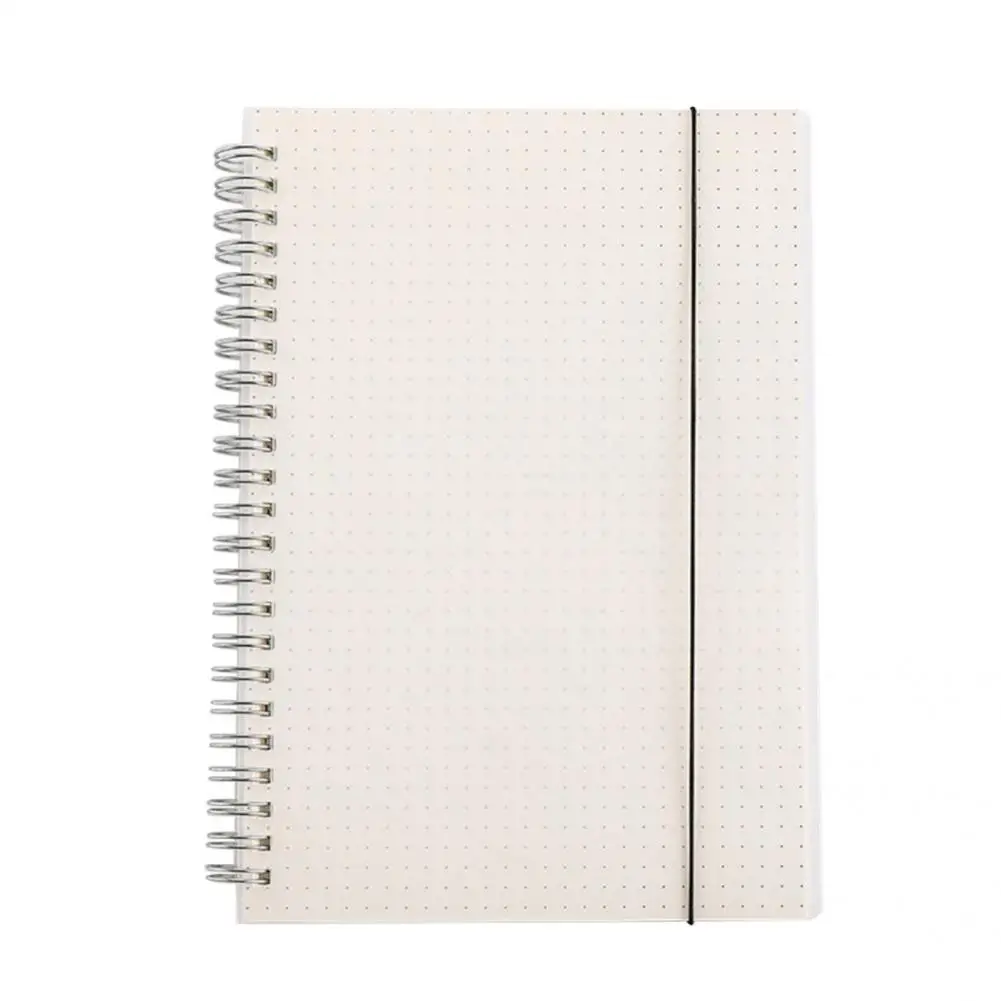 ด้วยเชือกยืดหยุ่นที่ไม่ซ้ำกันนักเรียนใช้เกลียวพิเศษ Spiral Bound Notebook ตรงสายอุปกรณ์โรงเรียน