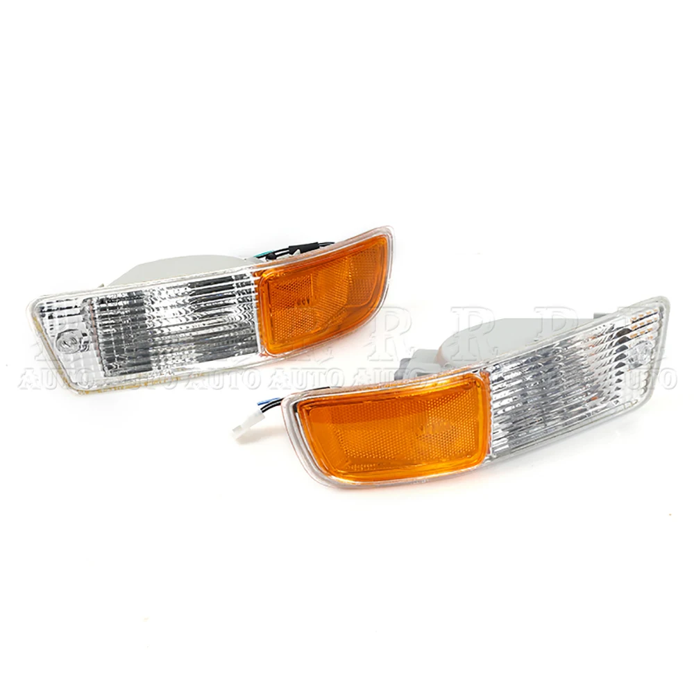 R-AUTO Car Front Bumper Fog Light Fog Lamp Assembly Car Styling Daytime Driving Lamp With Wire For Toyota RAV4 1998 1999