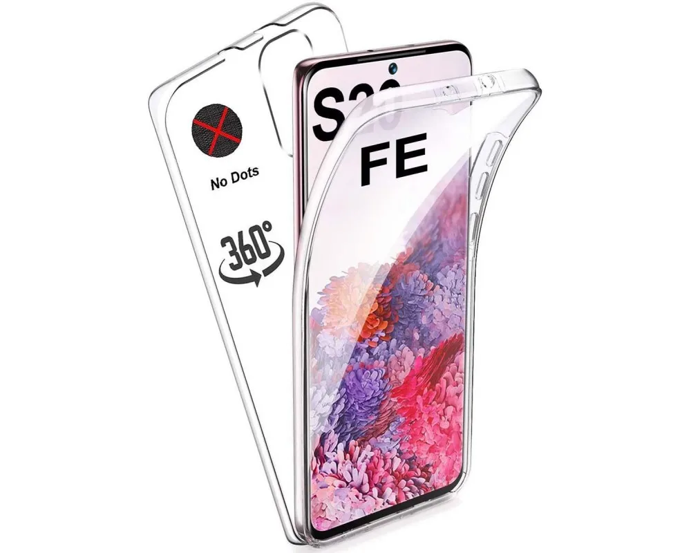 Full Transparent Pc + Tpu Full Body 360 compatible With Samsung Galaxy S20 FE Case