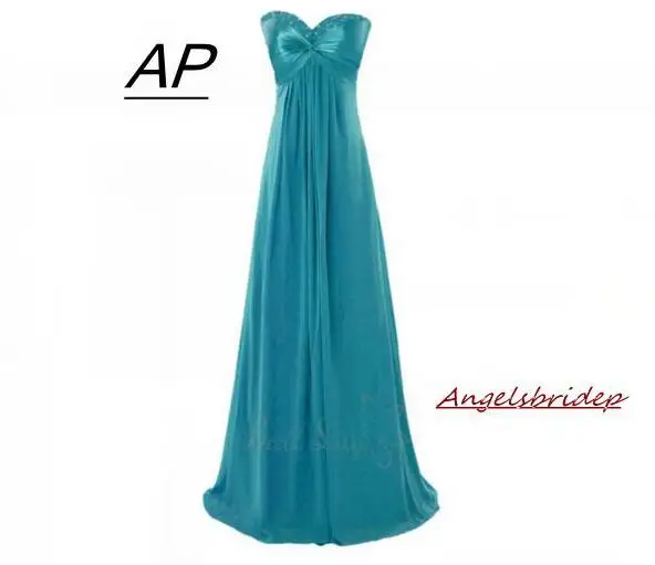 

ANGELSBRIDEP Sweetheart Beads Sequins Chiffon Long Evening Dresses Formal Party Prom Gown Robes De Soiree Lace-up 2021 Loss Sell