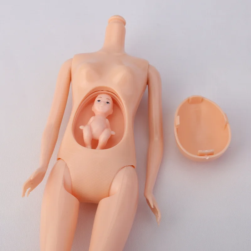 New Pregnant Baby Doll Big Belly Women Body Dolls Children's Toy Set