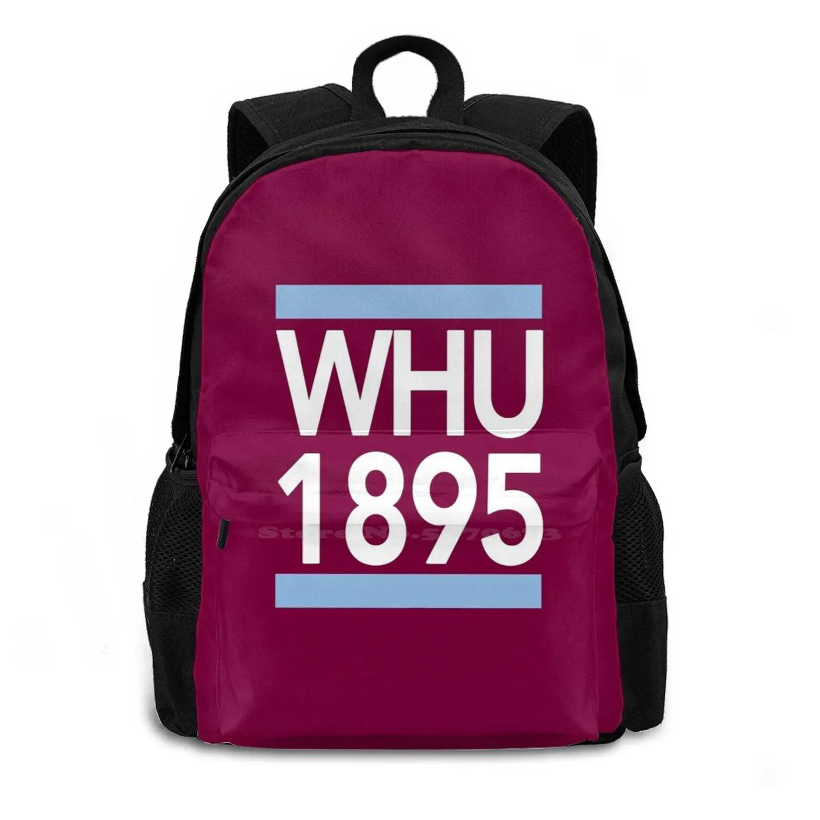 Whu 1895 Hot Sale Schoolbag Backpack Fashion Bags United Hammers 1895 Irons Fc Football