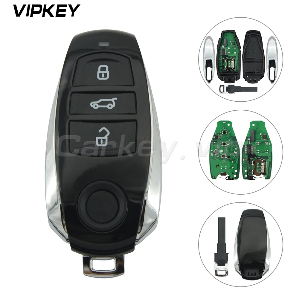 

Remotekey Keyless Entry Smart Remote Key 3 Button For VW Touareg 434mhz 7P6959754AL Smart Car Key