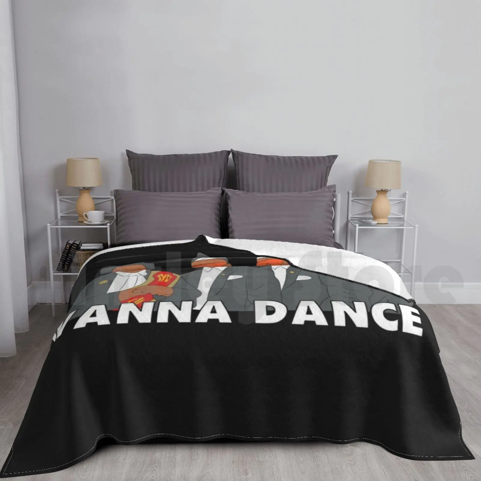 

Dancing Coffin Wanna Dance Blanket For Sofa Bed Travel Dancing Pallbearers Meme Funeral Meme Song Meme Funeral