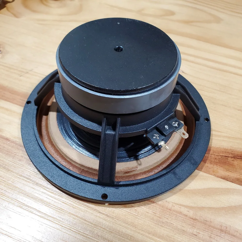 쌍 MeloDavid HiEND 6.5 인치 DIATONE P610 재생 전체 범위 스피커 (2021 알루미늄 프레임 버전)