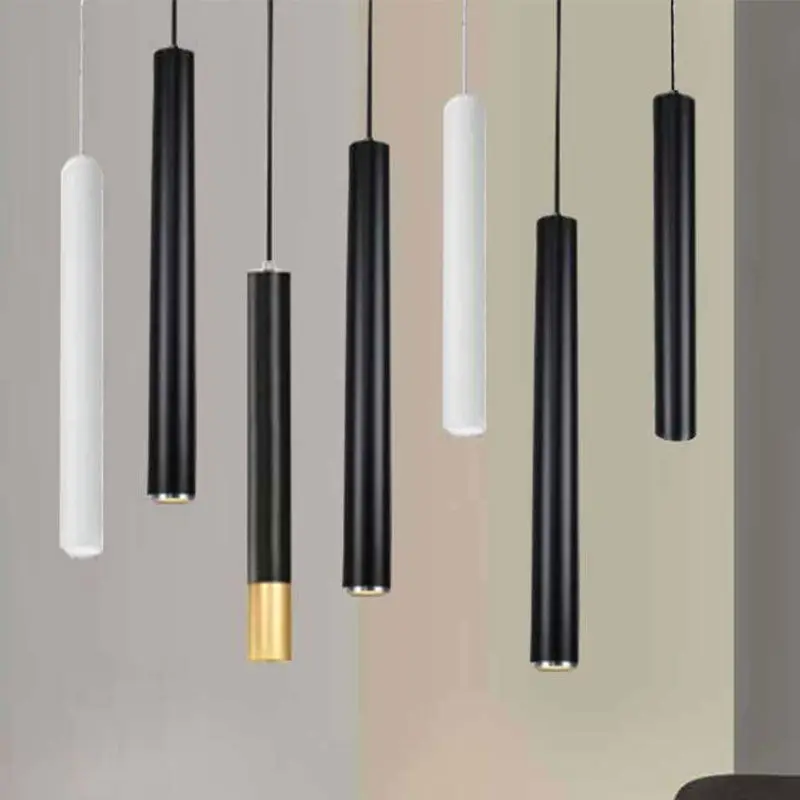 LED Spotlight Long Line Chandelier  Long Tube Chandelier Suitable For Bar  Display Lighting Clothing Store