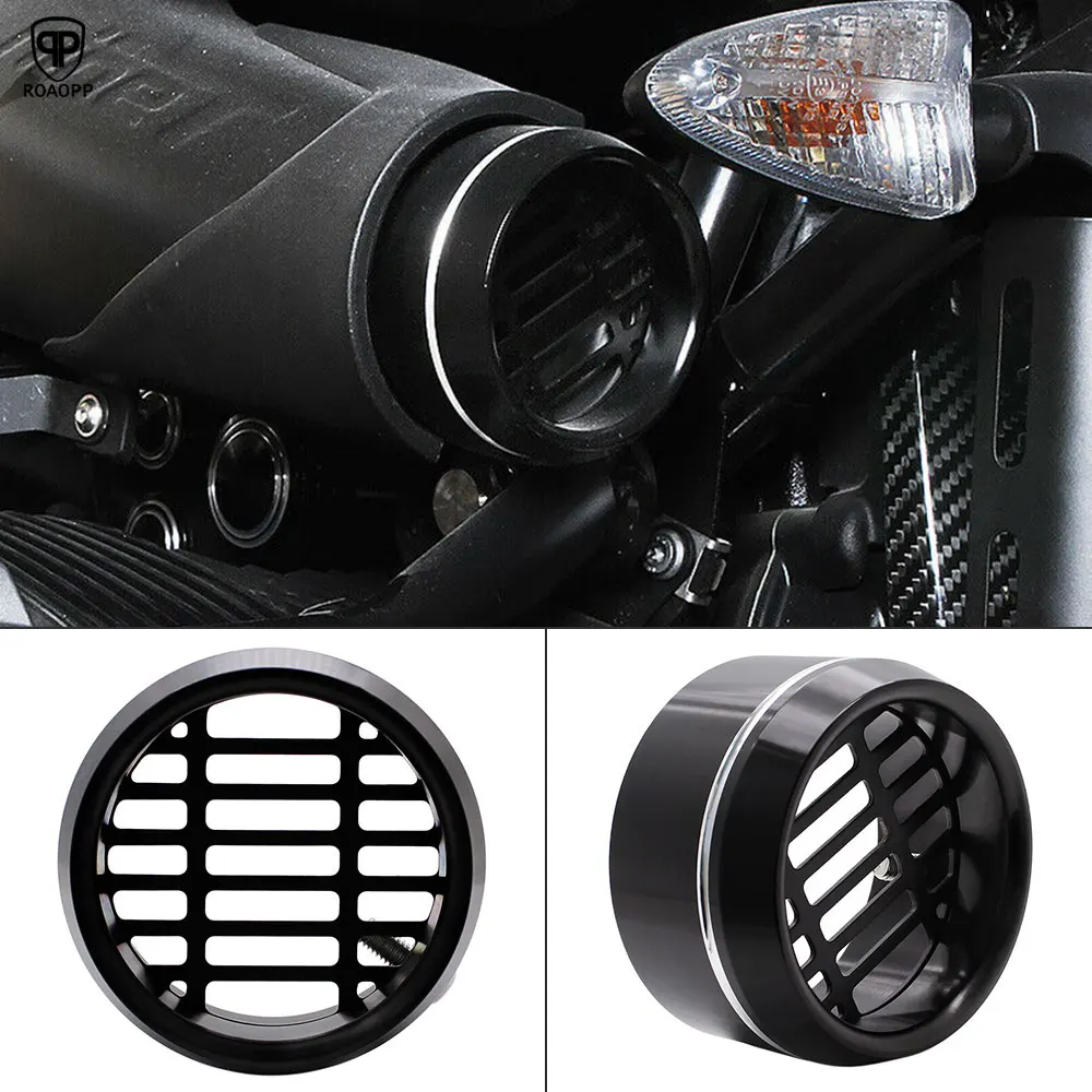 ROAOPP - Cubierta de malla para filtro de admisión de aire de alto flujo para motocicleta, para BMW R Nine T R9T Scrambler Pure 2014-2017