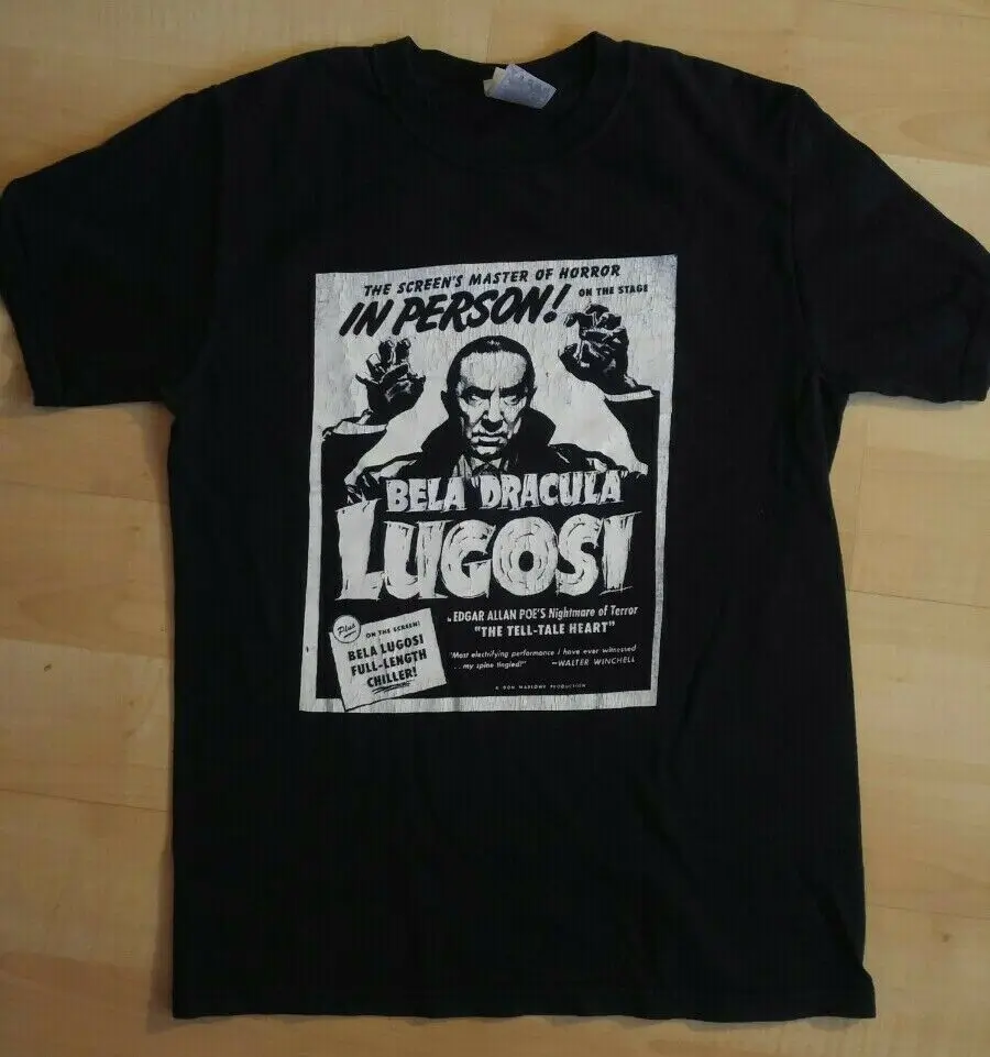 Bela Lugosi Shirt Small Vintage Dracula Horror Cult Universal Monsters Ed Wood