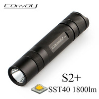 Convoy S2 Plus Luminus SST40 Led Flashlight 18650 Fash Light 1800lm Tactical Linterna Portable Lamp Camping Mini Lanterna