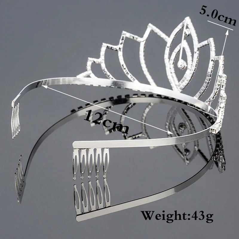Bridal Princess Crowns Wedding Hair Accessories Crystal Rhinestone Tiaras and Crowns Bride Hair Accessories Hair Jewelry