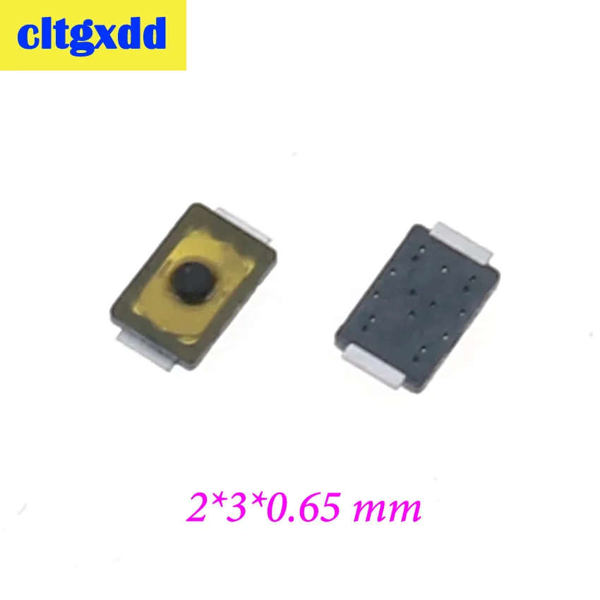 

cltgxdd 50PCS Ultra small Ultra Low Profile Phone Button Side push Tact Switch Light Touch Mini Button 2X3X0.65mm Super Tiny SMD