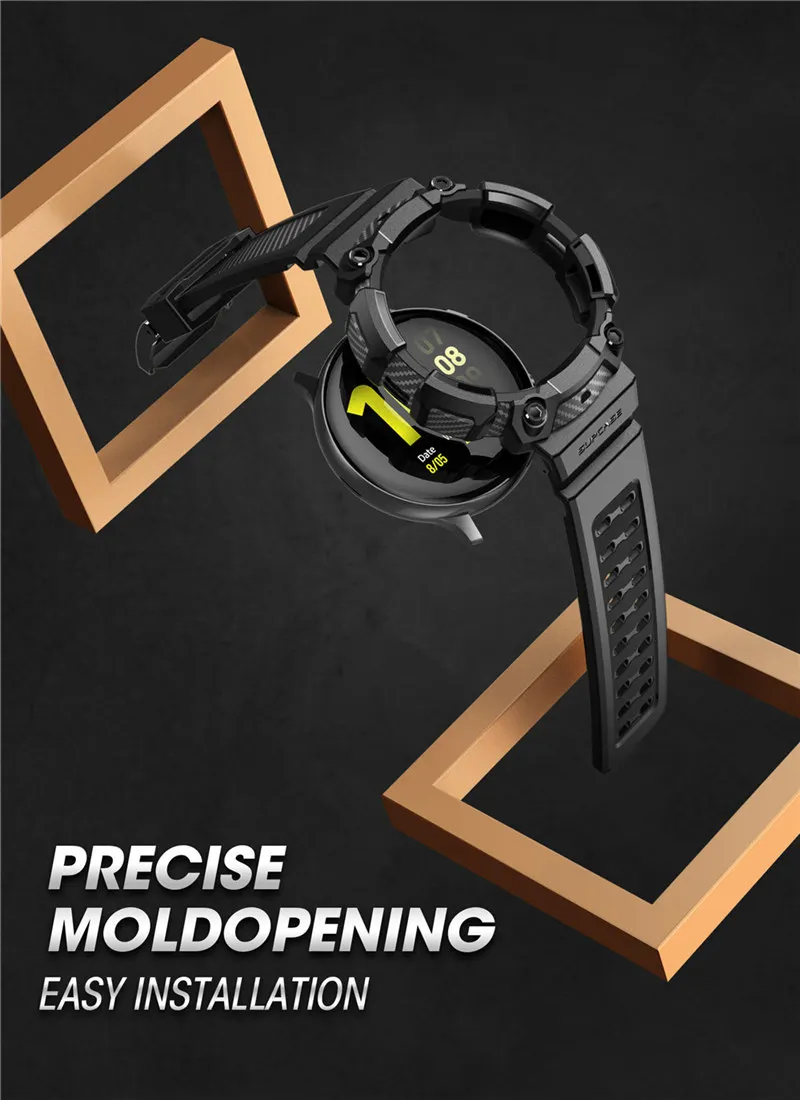 Case For Samsung Galaxy Watch Active 2 (44mm) SUPCASE UB Pro Rugged Protective Cover with Strap Bands For Galaxy Watch Active 2