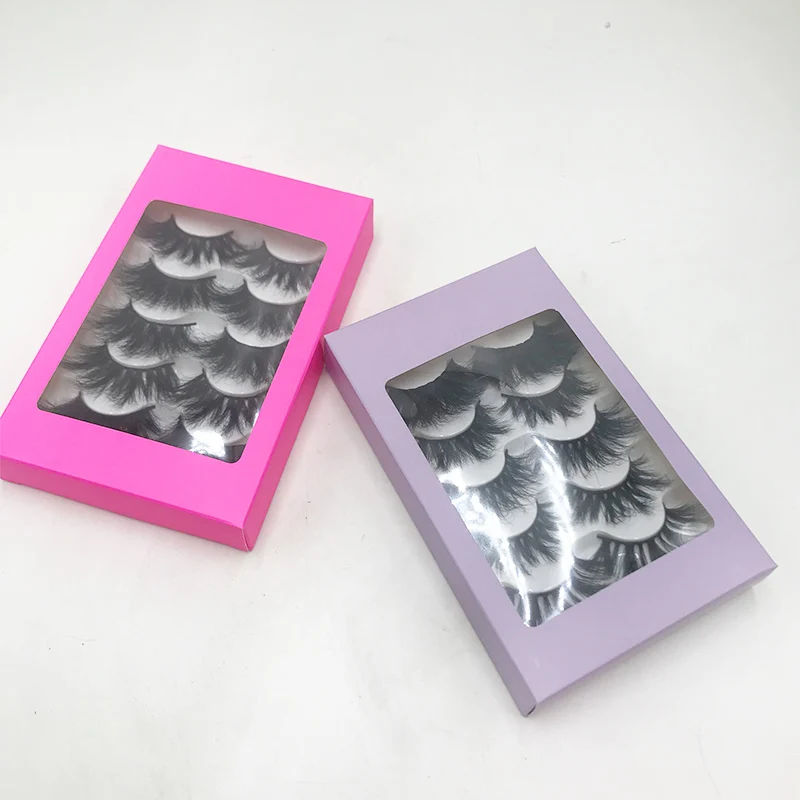 5 Pairs 3D Mink Eyelashes Natural False Eyelashes Lashes Soft Eyelashes Extension Makeup Wholesale