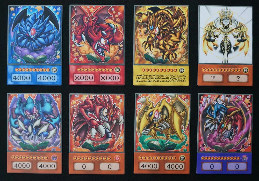 24 sztuk/zestaw YuGiOh styl Anime Orica non-official Alter śmieszne dzieła sztuki niezapomniane potwory klasyczne karty do zbierania papieru