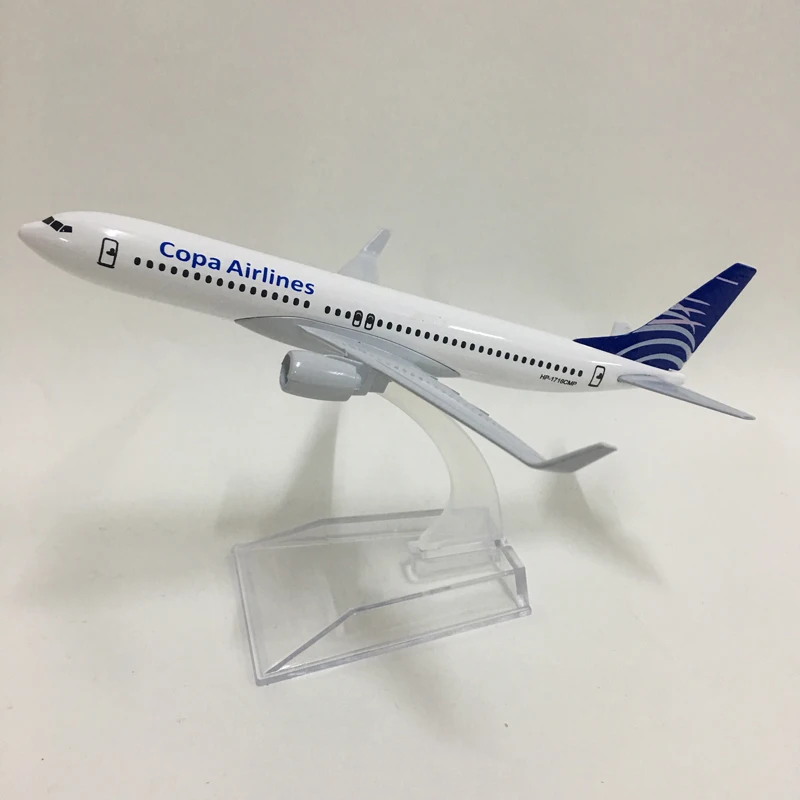 JASON TUTU 16cm Plane Model Airplane Model Copa Airlines Boeing B737-800 Airplanes Aircraft Model 1:400 Diecast Metal planes toy