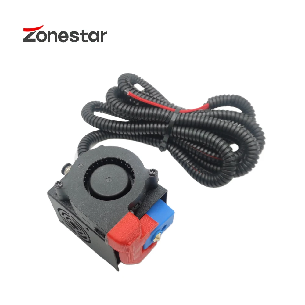 ZONESTAR High Flow Fast Printing High Temperature HOTEND Assembly Single Color 1.75mm Filament Stainless Nozzle 24V For Z8 Z9