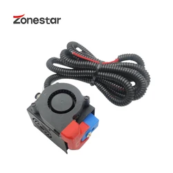 ZONESTAR-impresión rápida de alto flujo, montaje de HOTEND de alta temperatura, boquilla inoxidable de filamento de 1,75mm de un solo Color, 24V para Z8 Z9