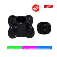 40mm 80mm For 23mm Pipe Camera Head  Guide Wheel Protective Skid ABS For Drain Sewer Pipe Inspection Endoscope Plumbing Camera