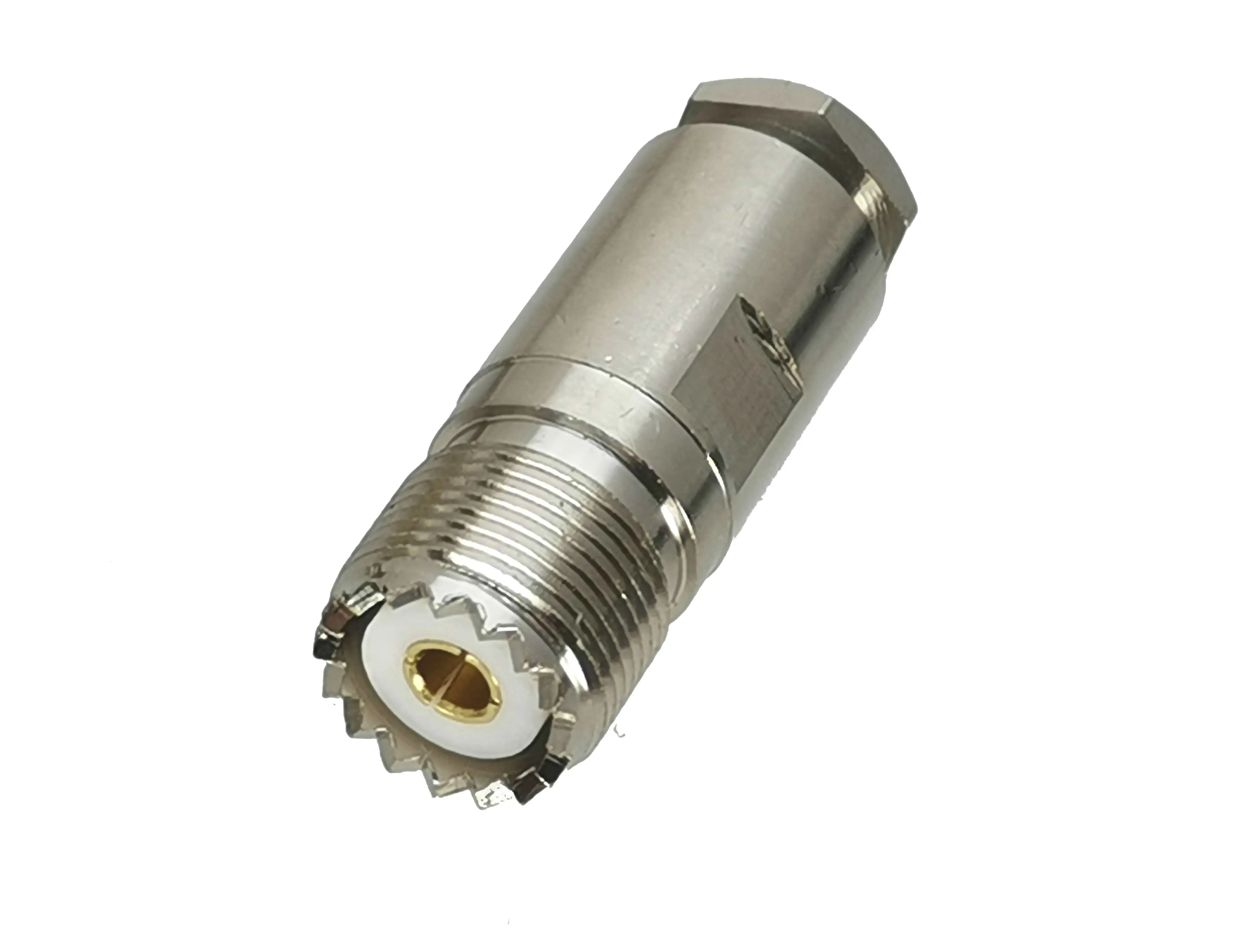 1Pcs UHF SO239 female jack clamp RG58 RG142 LMR195 RG400 Cable RF Coaxial connector