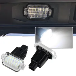 2Pcs Error Free White LED License Plate Light For Mazda A/T (Aka Mazda 6) 2014-2020 For Mazda3 Hatchback 2014-2018