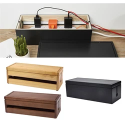 Cable Management Storage Case Box Cord Organizer Wire Hide Charger Storage Cover Power Stripe Surge Protector Home Office Decor