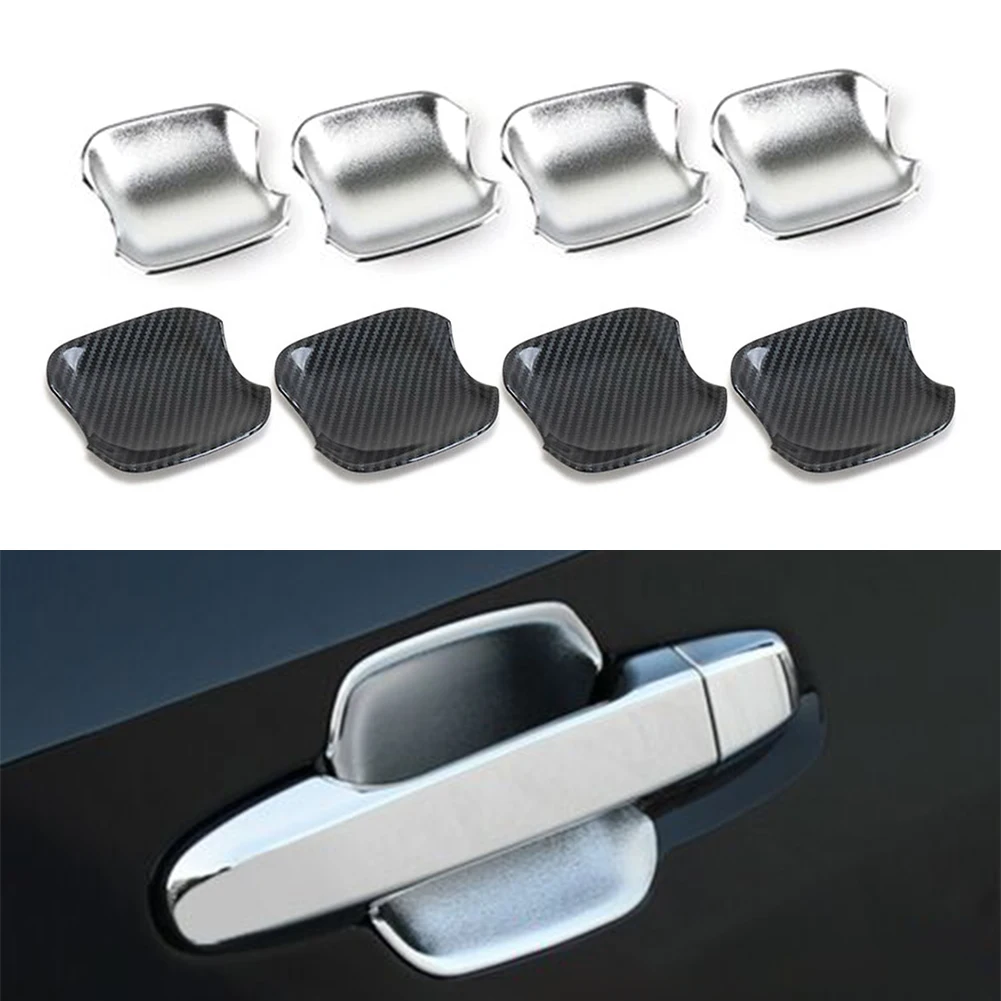 

For Subaru Forester SK 2019 2020 Car Door Handle Bowl Cover Trims Outer Cover Protector