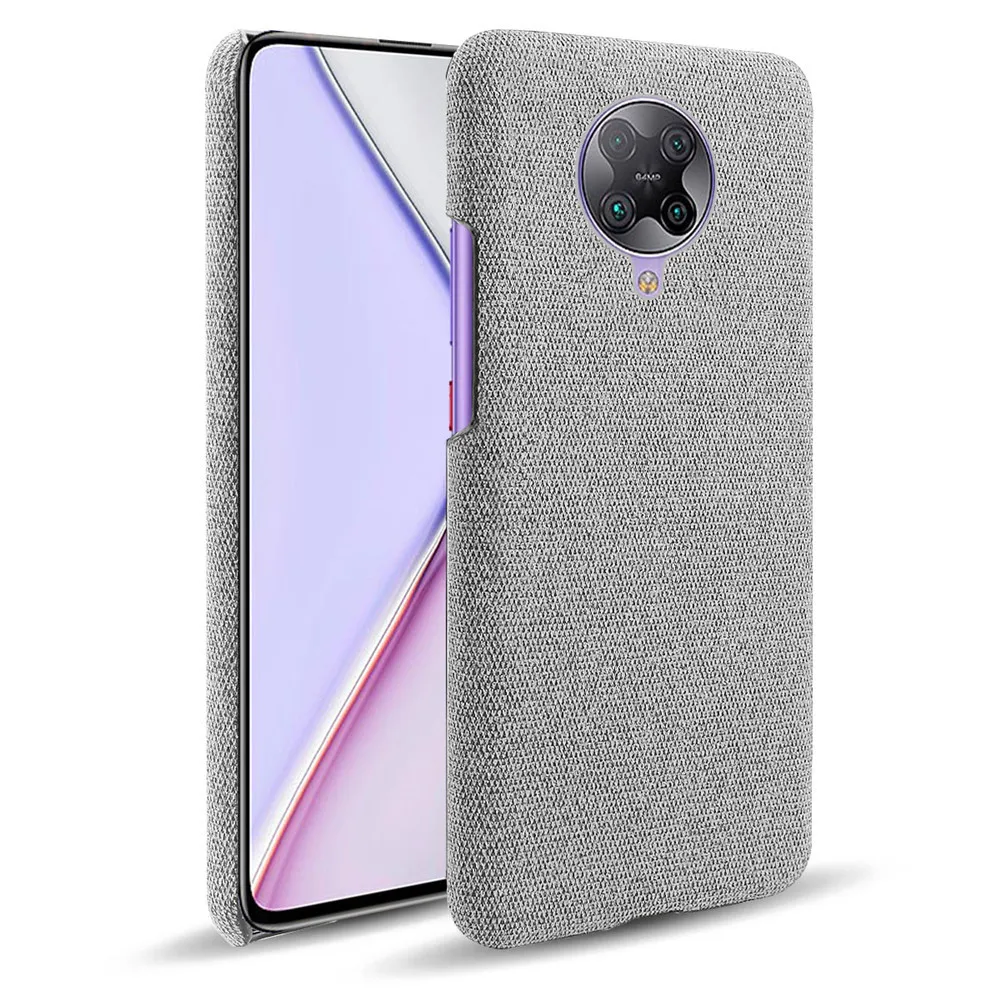 Cloth Cases For Xiaomi Poco F2 Pro Case Slim Retro Cloth Hard Phone Cover for Xiomi Redmi K30 Pro Poco F2 Pro Funda Coque Capa