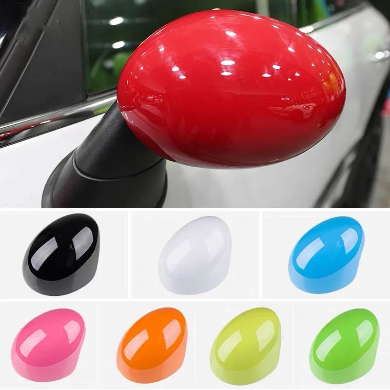 For Mini Cooper R50 R52 R53 Lefthand Drive Sticker Plastic 2pcs Rearview Side Mirror Cover Caps Protective Shell