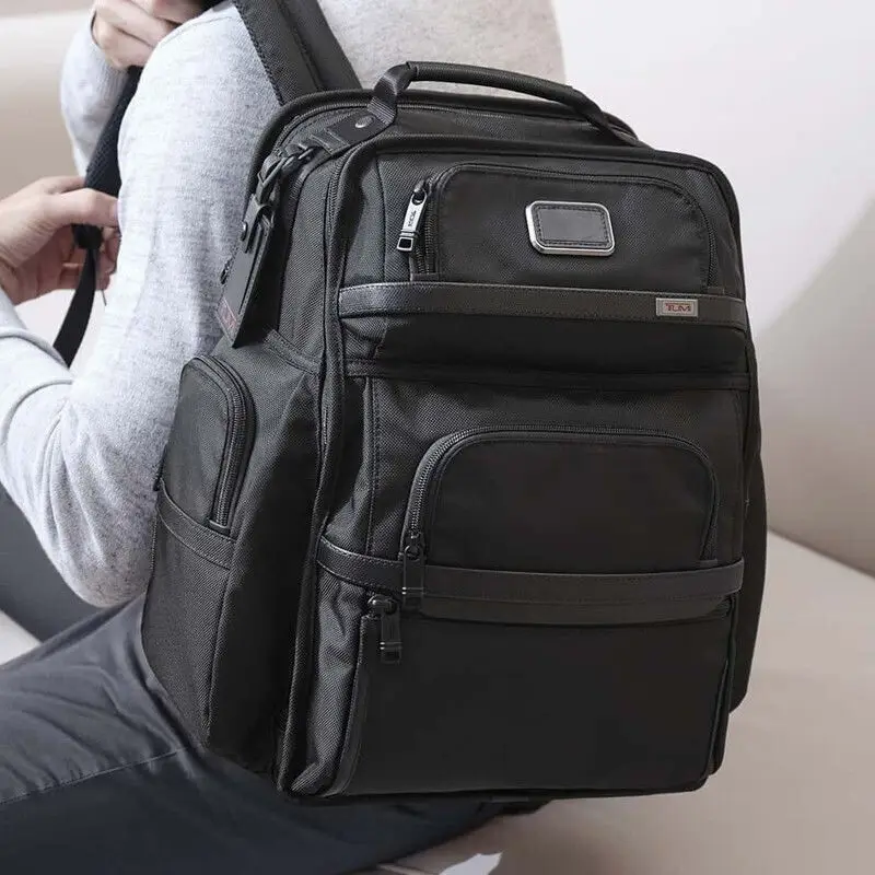 Nylon Men\'s Backpack bag Black Business bag Backpack Computer  Backpack High Capacity Backpack Waterproof Travel Multifunction