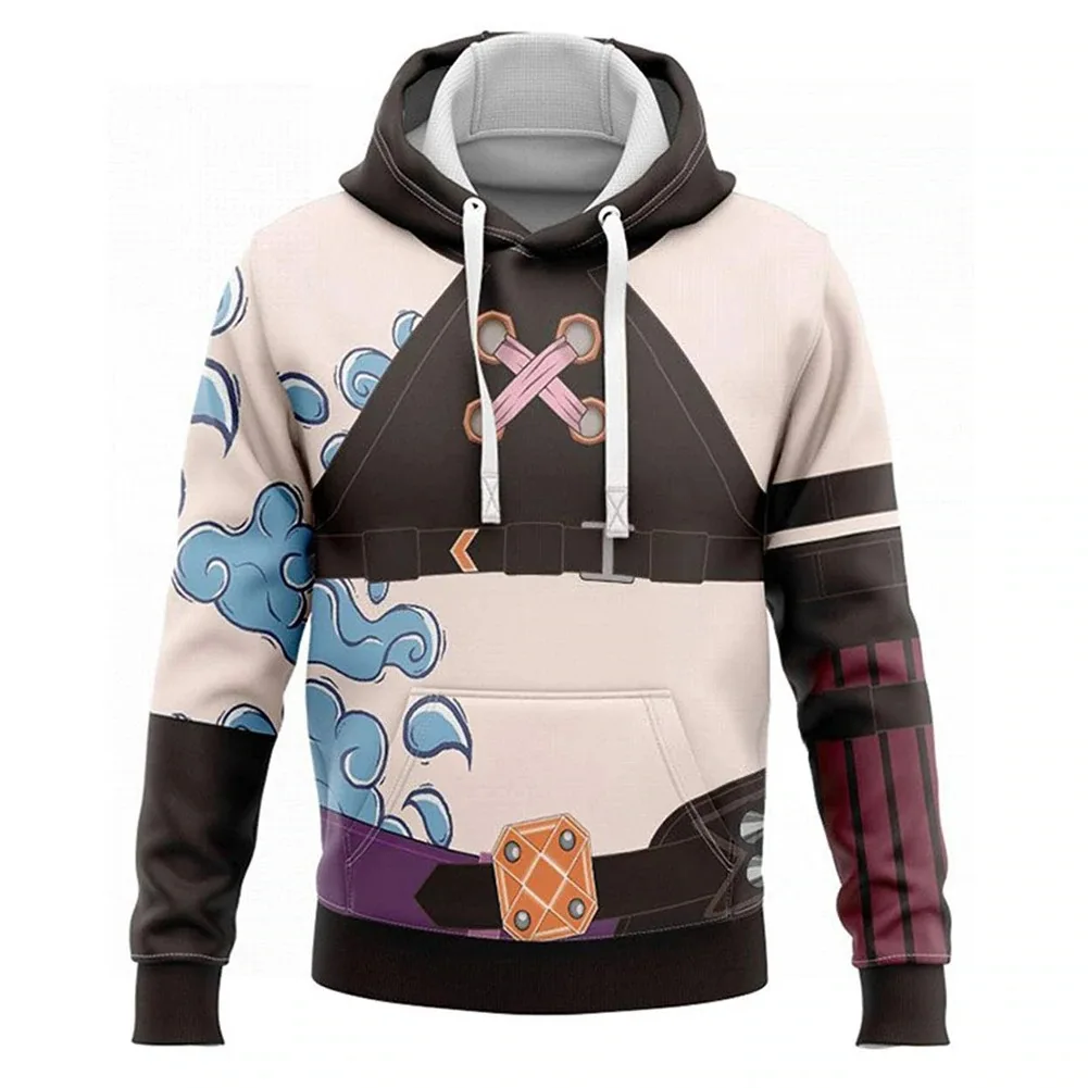 Arcane-Sudadera con capucha LoL Vi para hombre y mujer, prenda con estampado 3D de la Liga de Leyendas Jinx, disfraz de Cosplay